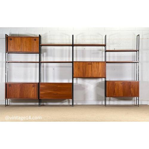Mid-Century Modern Wall Unit Bookcase from Avalon For Sale - Image 14 of 14