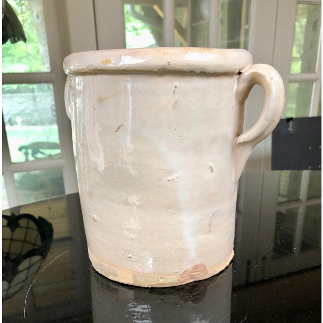Cream Antique Italian Confit Pot For Sale - Image 8 of 13