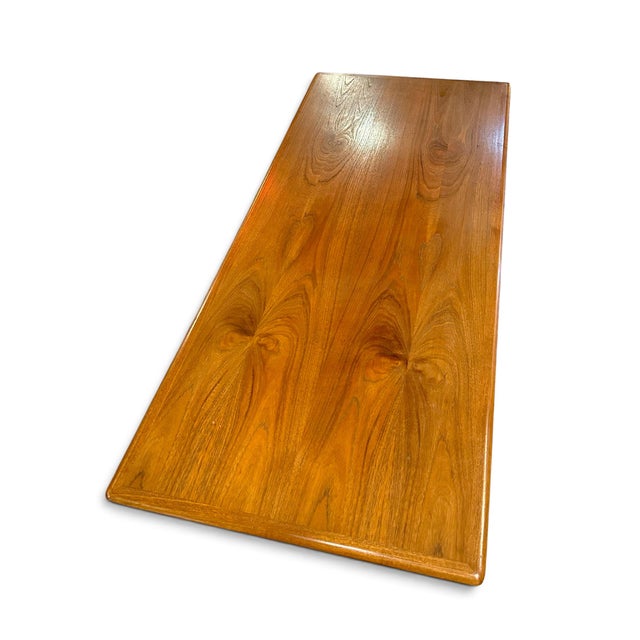 Mid Century Modern Trioh Teak Danish Coffee Table For Sale - Image 4 of 6