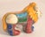 1950 South African Handmade Colorful Raku Ceramic Lion Animal Sculpture Folk Art For Sale In Miami - Image 6 of 18