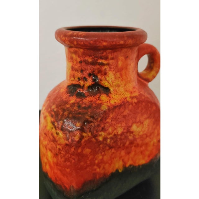 Fat Lava Vase from Carstens Tönnieshof, West Germany For Sale - Image 6 of 8