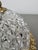 Vintage French Brass and Crystal Ceiling Lamp For Sale - Image 9 of 12