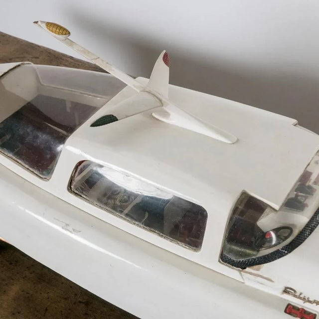 Vintage French Speed Boat Model For Sale - Image 4 of 9