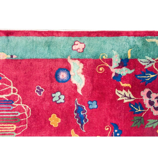 Art Deco Early 20th Century Chinese Art Deco Rug For Sale - Image 3 of 15