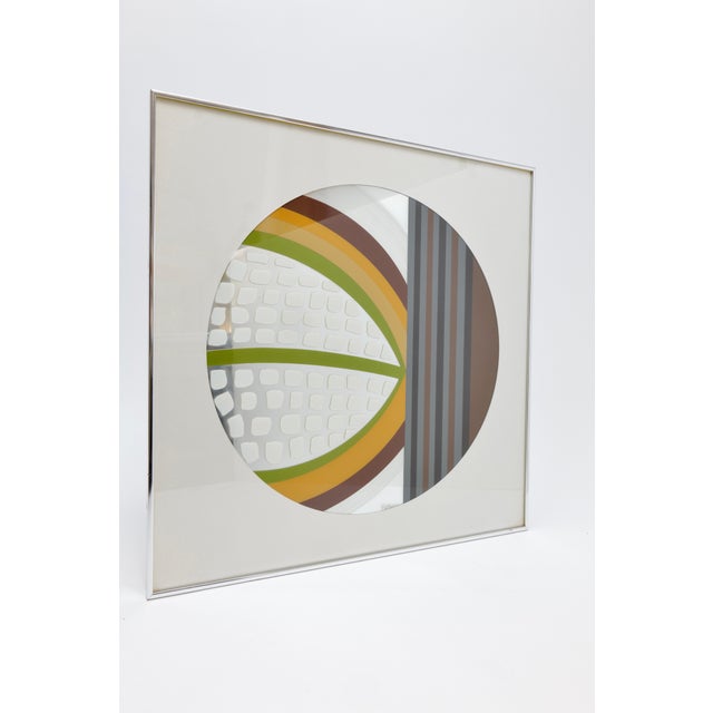 Mid Century Abstract Mirror Wall Art For Sale - Image 9 of 17