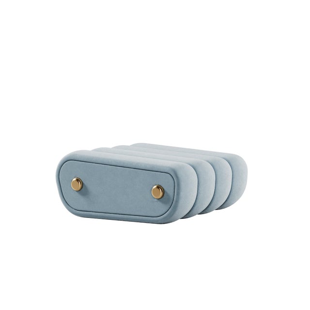 Contemporary Dakota Ottoman by Porus Studio For Sale - Image 3 of 14