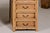 Brown Teak Kneehole Desk with Eight Drawers and Custom Bleached Finish For Sale - Image 8 of 12