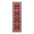Rustic Super Kazak Red/Beige Wool Runner Rug- 2'7'' X 9'6'' For Sale
