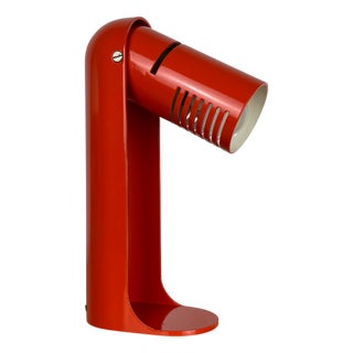 Space Age Flip Top Desk Lamp by Richard Carruther for Leuka, Italy, 1970s For Sale