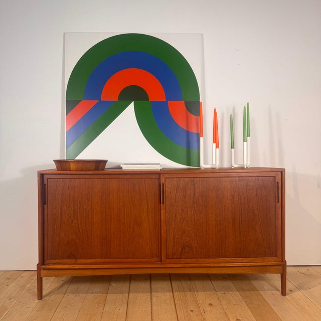 Danish Teak Credanza, 1960s For Sale - Image 10 of 10