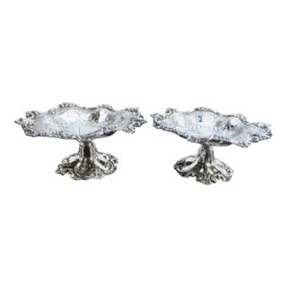 Galt Bros Sterling Silver Compotes - Pair of 2--23 Dwt. For Sale