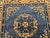 Chinese 19th Century Chinese Peking Area Rug, Floral & Bird Motifs,Tan & Blue, 3' x 3' For Sale - Image 3 of 9