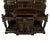 Antique Monumental Renaissance Revival Carved Oak Hall Tree Stand Mirror 1890 For Sale - Image 12 of 14