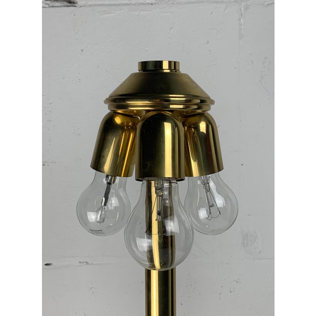 Metal Mid-Century Hollywood Regency Brass Mushroom Table Lamp, Vienna, Austria, 1960s For Sale - Image 7 of 16