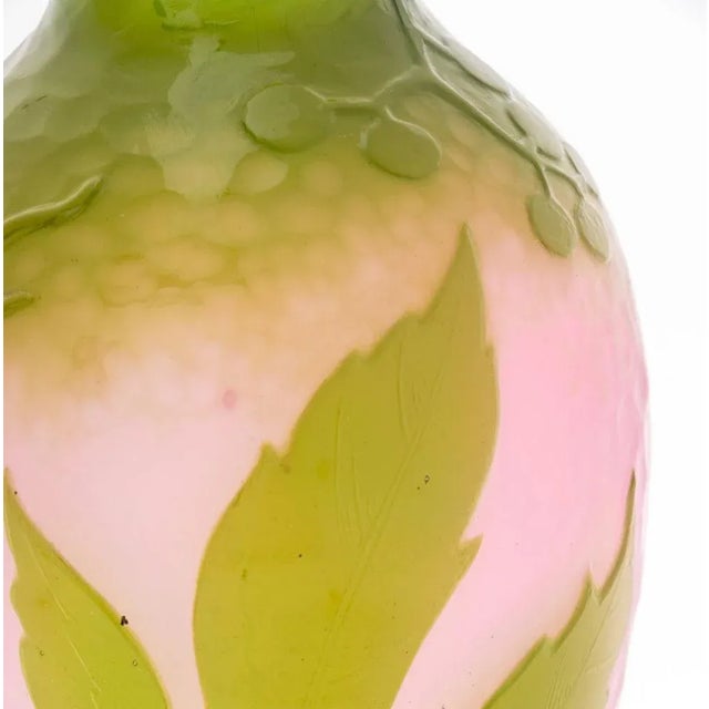 Daum Nancy Martele Ovoid Glass Vase, 1919-1923 For Sale In New York - Image 6 of 11