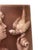 Antique Trent Tile. Child with Bird. Raised Design. 3 dimentional. Embossed. Burgundy Wine Color. Chip on rear top (Does...