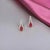 Natural Tourmaline Diamond Dangle Stud Earrings 0.75" 14k White Gold 2.48 TCW For Sale - Image 12 of 12