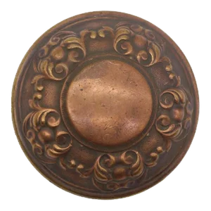 1920s Yale & Towne Brass Nubian Entry Door Knob