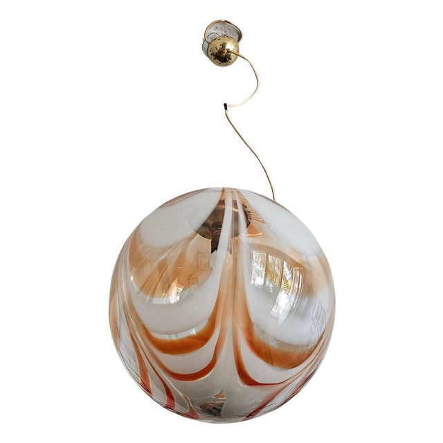 Large Spheric Murano Glass Pendant, 1960s For Sale