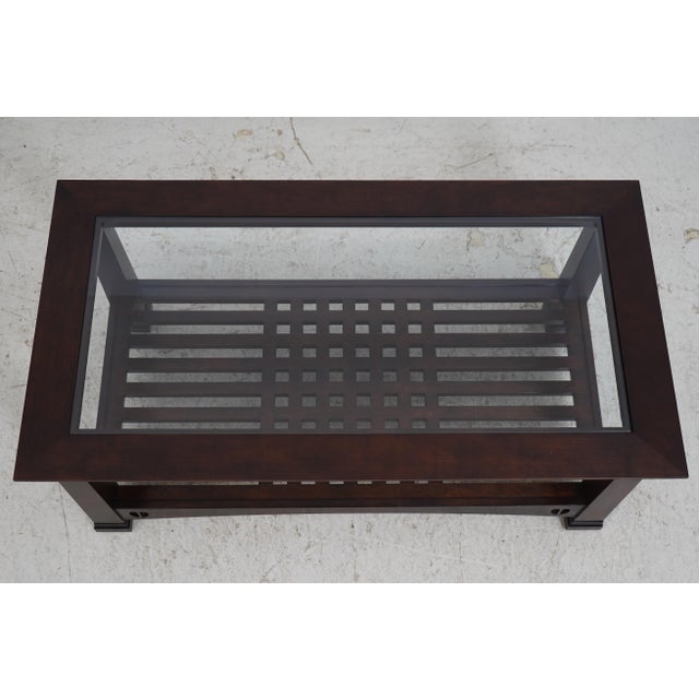 Arts & Crafts Stickley Highlands Cherry Arts & Crafts Coffee Table For Sale - Image 3 of 14