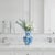 Handmade Ceramic Vase (20cm) – Blue & Turquoise Tulips – Cool Ocean Palette For Sale - Image 6 of 10