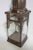 Moroccan Metal Candle Lantern in Moorish Square Metal and Clear Glass For Sale - Image 12 of 12
