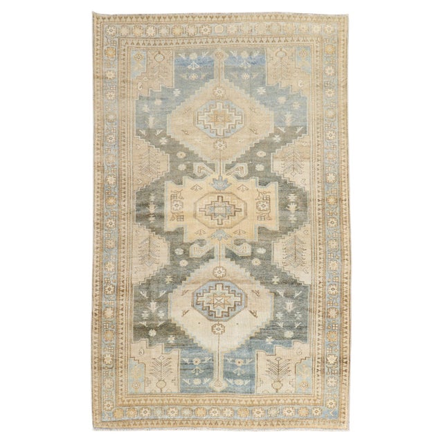 Textile Early 20th Century Zabihi Collcetion Persian Malayer Tribal Accent Rug For Sale - Image 7 of 18