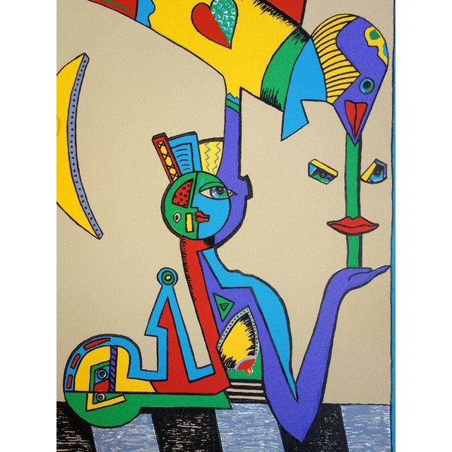 Modern Cécile De Bruijn, The Sphinx, Original Lithograph For Sale - Image 3 of 8