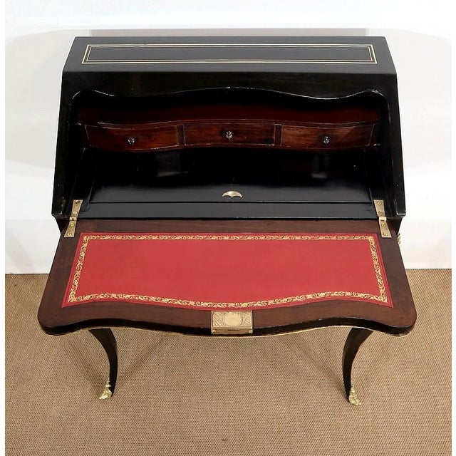 Small Napolean III Desk in Louis XV Style For Sale - Image 12 of 18