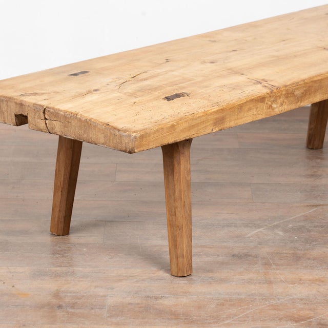 Wood Early 20th Century Rustic Hungarian Coffee Table For Sale - Image 7 of 11