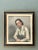 Mid 20th Century Vintage Distressed Portrait of Woman in Gilt Frame For Sale - Image 5 of 12