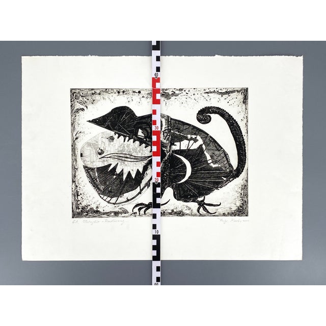 Inge Koch, Collage with Character, 2004, Etching For Sale - Image 13 of 14