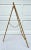 Mid 20th Century Vintage Gilt Gold Faux Bamboo Metal Easel For Sale - Image 5 of 10