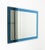 Rectangular Wall Mirror with Blue Frame from FAB Crystal, Italy, 1980s For Sale - Image 4 of 12