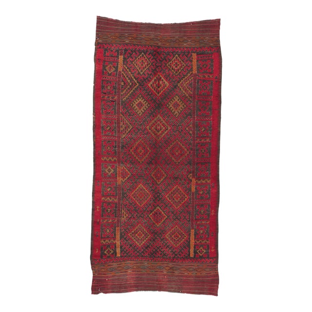 Vintage Taznakht Moroccan Rug - 06'04 X 12'03 For Sale