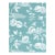 The House of Scalamandré Pepper Fabric, Turquoise For Sale