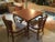 Shelby Williams 1960’s French Provincial-Style Breakfast Nook Square-Top Table and 3 Cane-Back Chairs - Set of 4 For Sale - Image 9 of 11