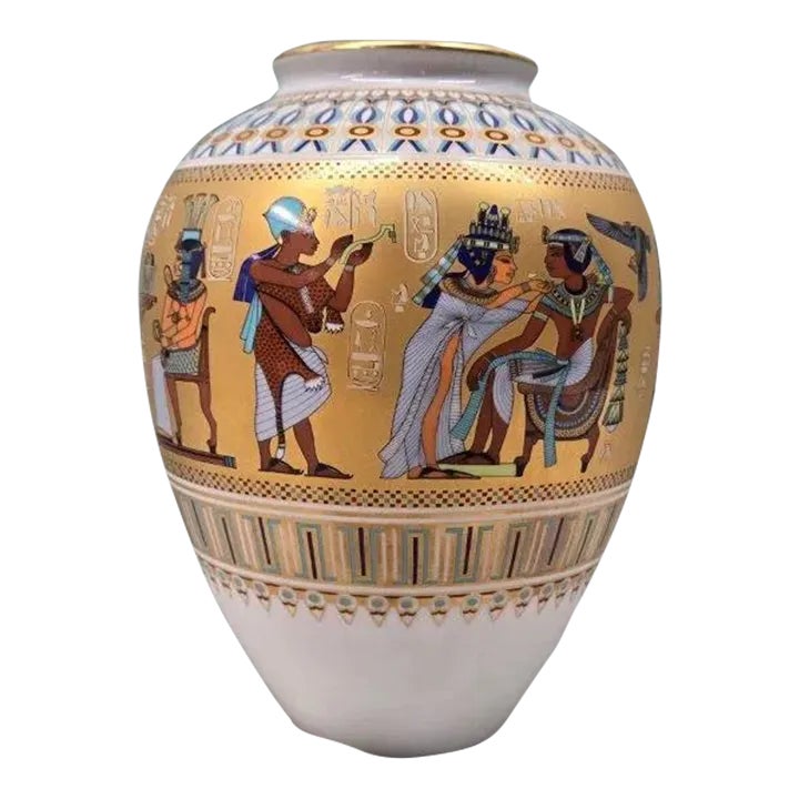 Collectible Decorative Vase Featuring Scenes From the Tomb of ...