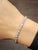 Modern 6.54 Ct Emerald Cut East-West Bezel Set Tennis Bracelet For Sale - Image 3 of 8