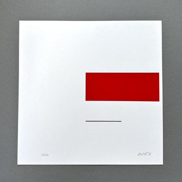 Hommage À Max Bill by Edition Partanen for Edition Partanen, Schluchsee, 1988This handprinted serigraph, titled Hommage À...