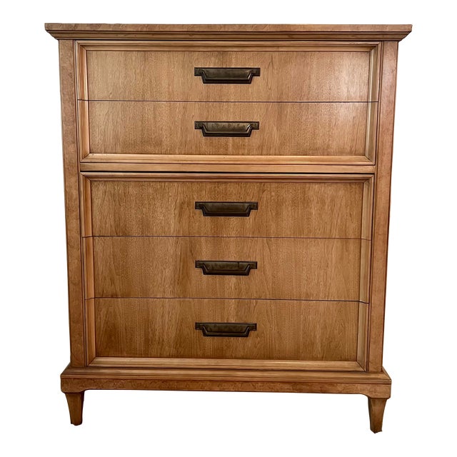 Blonde mid century hot sale dresser