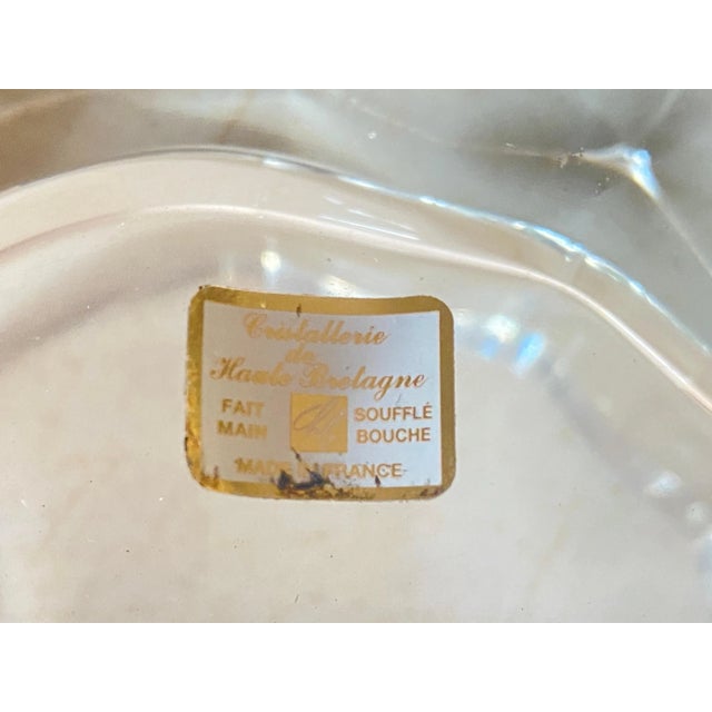 1970s Ashtray in Crystal from Cristallerie De Haute Bretagne, 1970s For Sale - Image 5 of 10