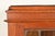 Wood Stickley Brothers Style Antique Arts & Crafts Carved Oak Bookcase Cabinet With Leaded Glass Doors, Circa 1900 For Sale - Image 7 of 14