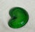 Glass Vintage Blenko Green Art Glass Kidney Shaped Bowl, Circa 60s For Sale - Image 7 of 9