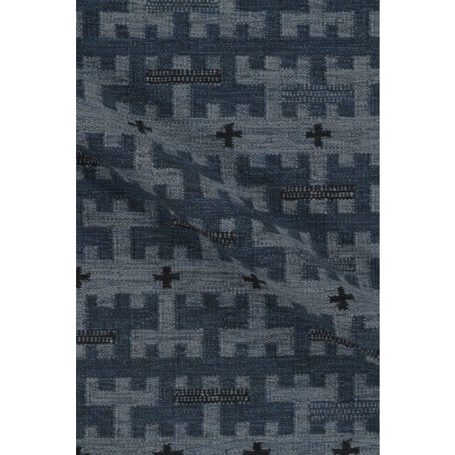 Contemporary Scandinavian Style Geometric Wool Rug by Rug & Kilim, India For Sale - Image 9 of 10