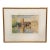 English St. Ives Bridge Original Watercolor Painting, Framed For Sale