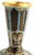Vintage Chinese Cloisonné Butterfly Vase 9.5" W/ Stand Beijing Arts & Crafts For Sale - Image 9 of 11