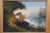 Early 20th Century Antique Stanley DeGraff Cottage Lake House Sailboat Landscape Oil Painting 16" For Sale - Image 5 of 14