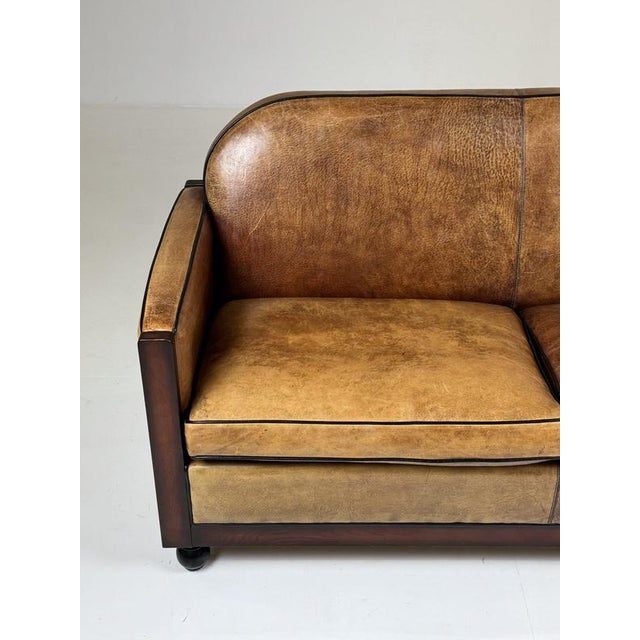 Art Deco Sheepskin Sofa For Sale - Image 15 of 18