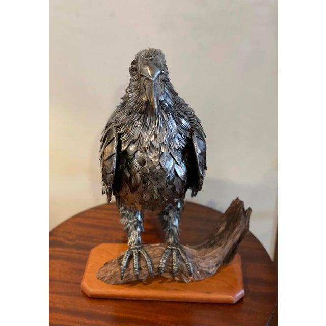 Eagle Sculpture in Metal, 2023 by Joseph P. Calkins For Sale - Image 6 of 8
